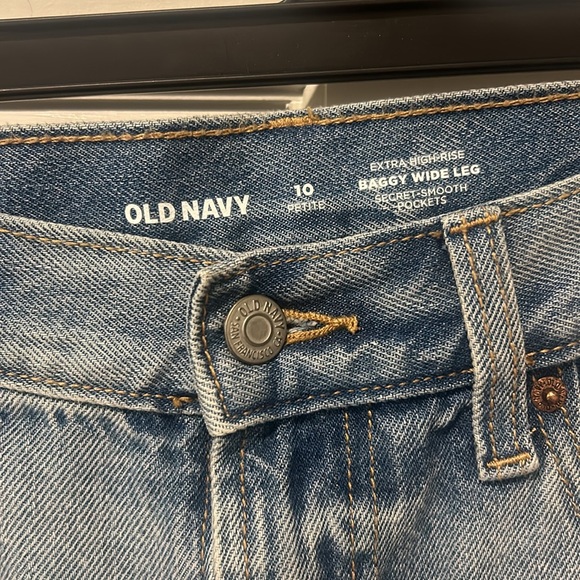 Old Navy Extra High Baggy Wide Leg 10p - Picture 4 of 5